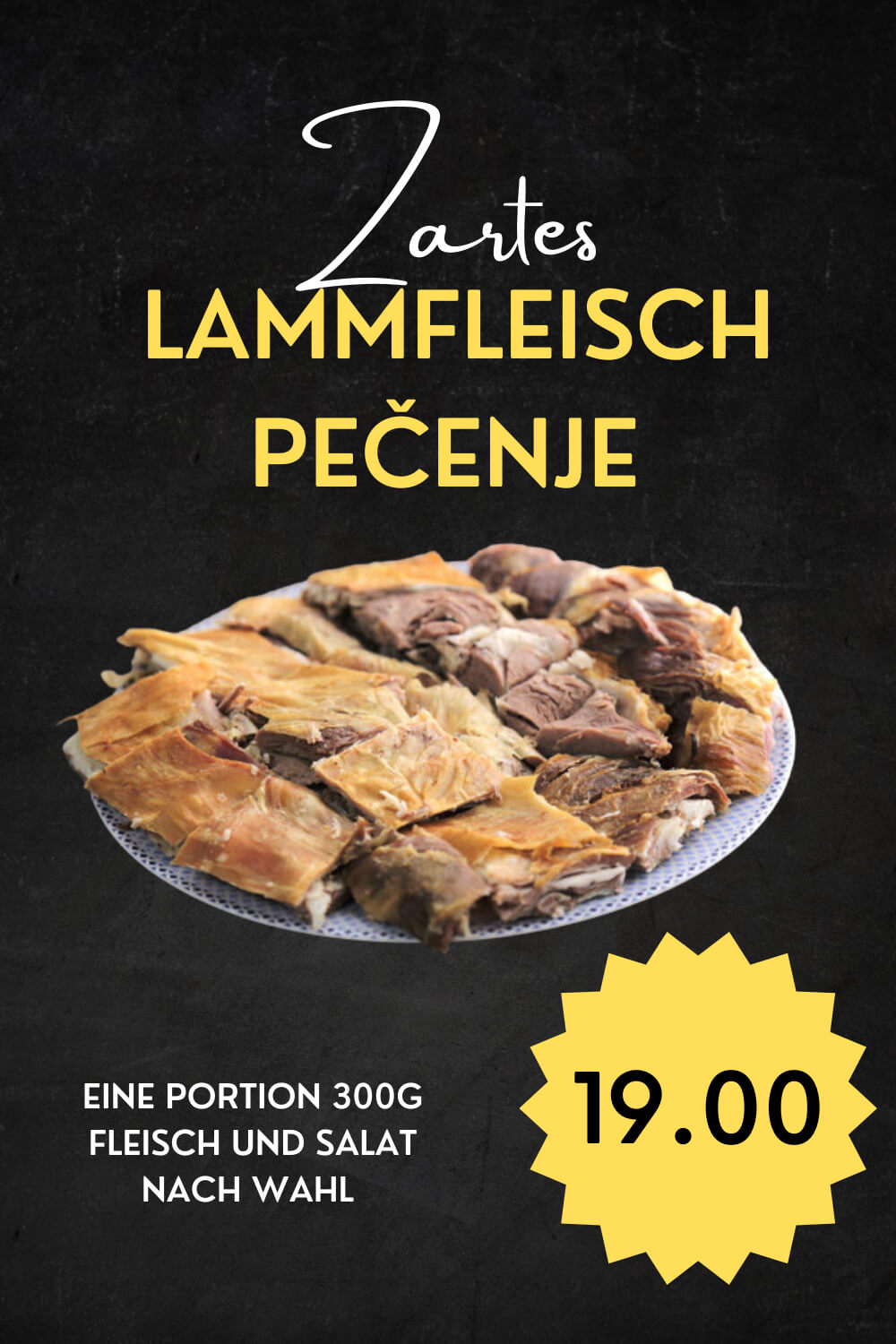 Taste og Balkan - Lammfleisch Pečenje