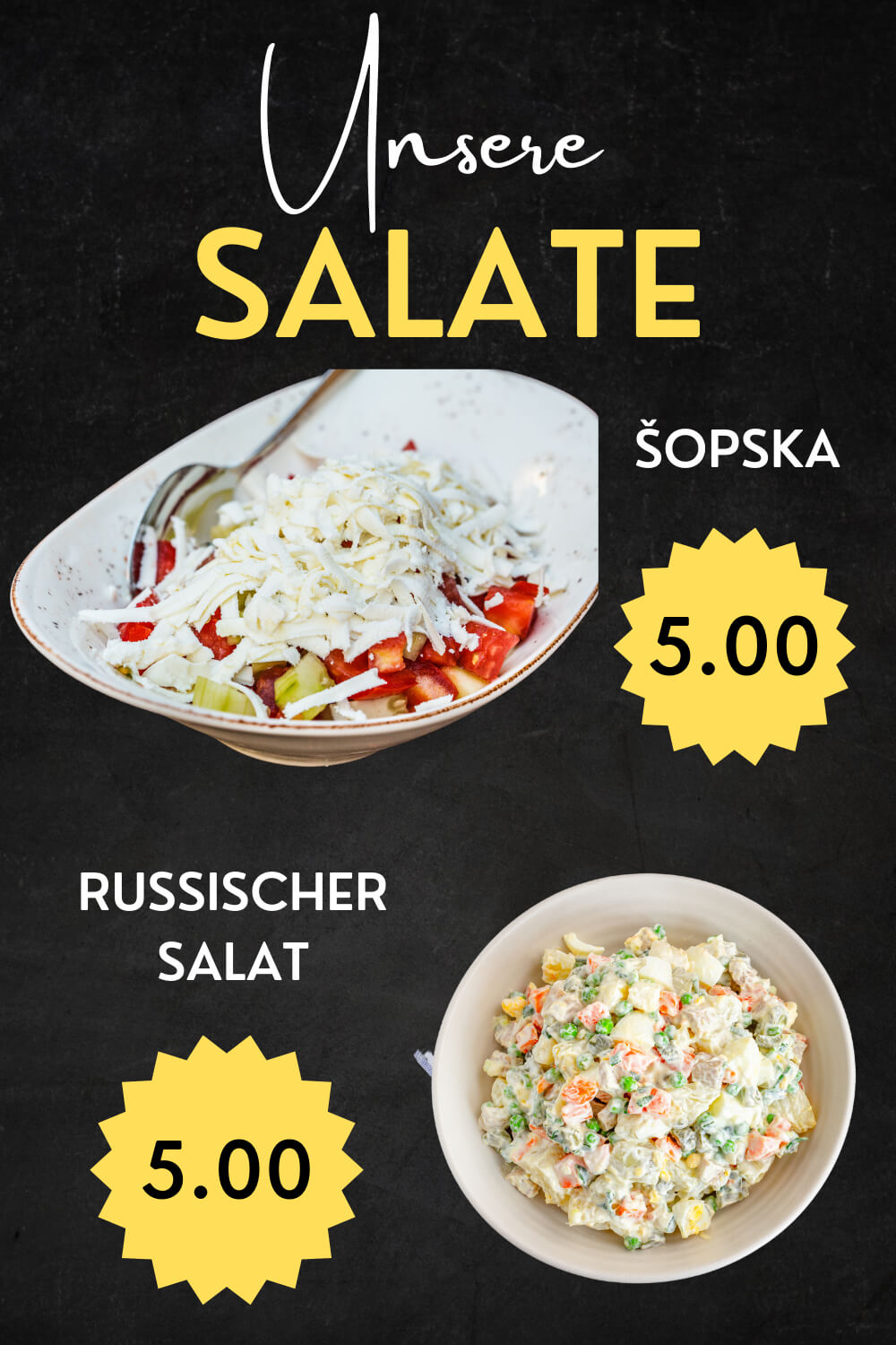 Taste og Balkan - Salate